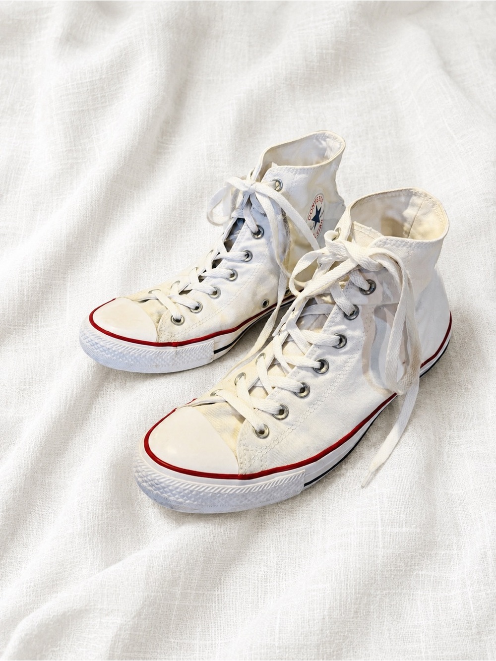Converse Chuck Taylor All Star High Top Cream Canvas Sneakers Men’s 10.5